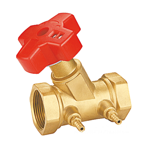 铜数字锁定平衡阀