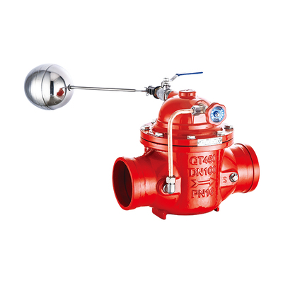 8100X-16Q沟槽遥控浮球阀